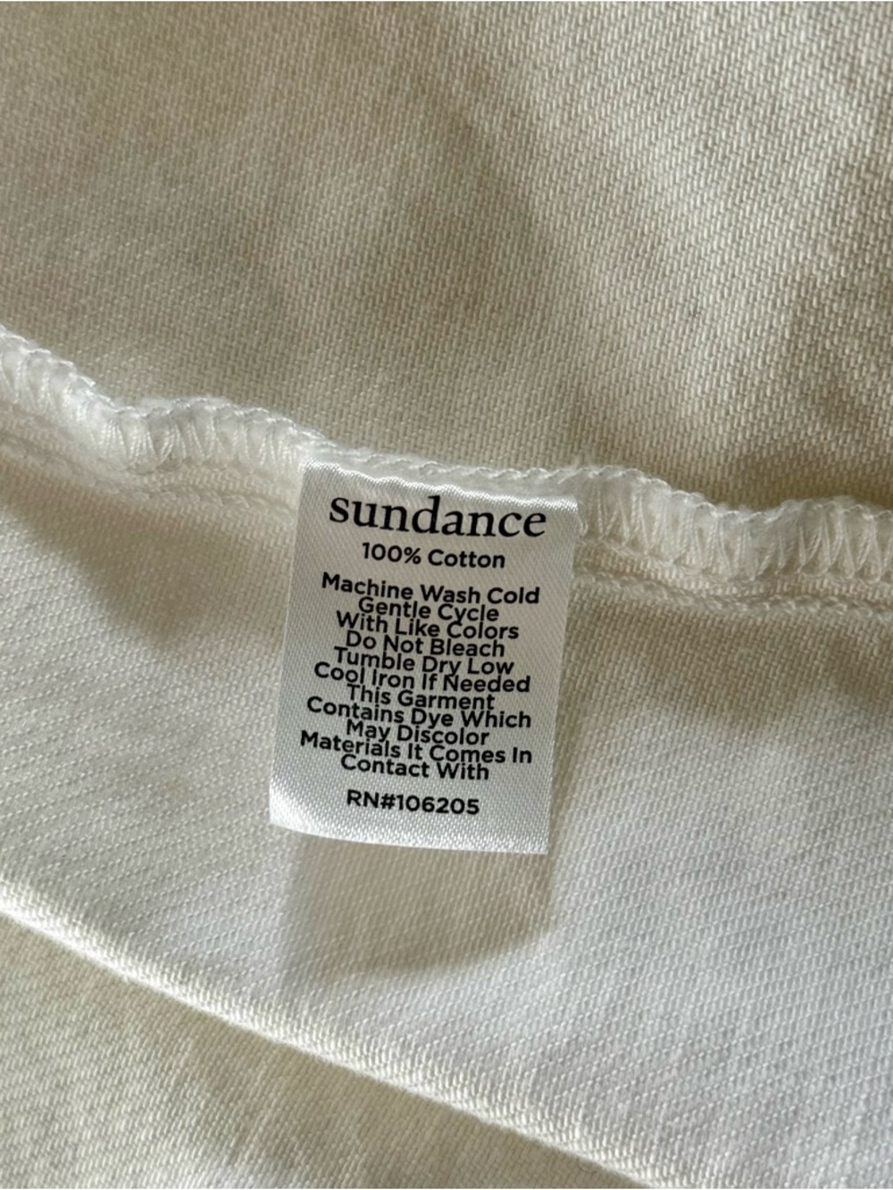 Sundance Poppy Belted Denim Midi Dress, White – Size 8 (Medium) - Picture 8 of 8